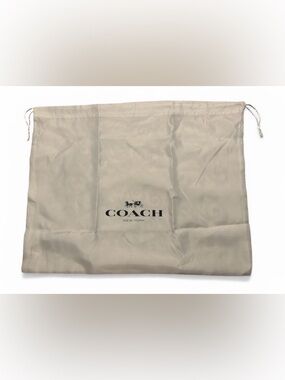 Coach Beige Dust Bag with Logo